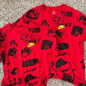 Bundle, M & S Nike Kids Red and Black Graphic Tee